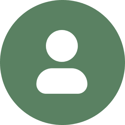 White avatar symbol on green circle